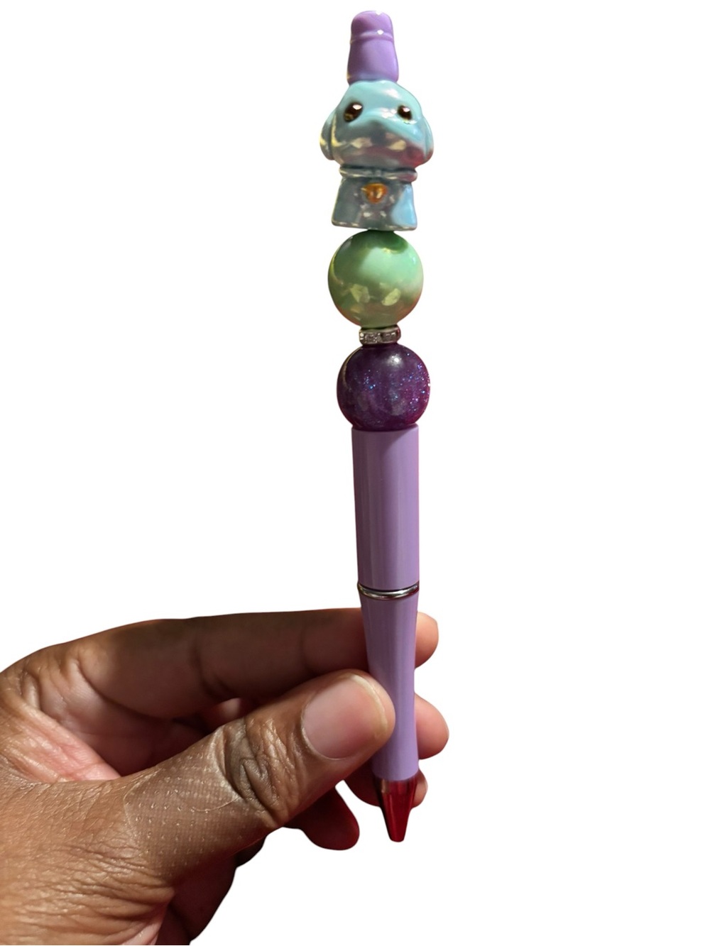 Handmade Purple Puppy Ballpoint Pen